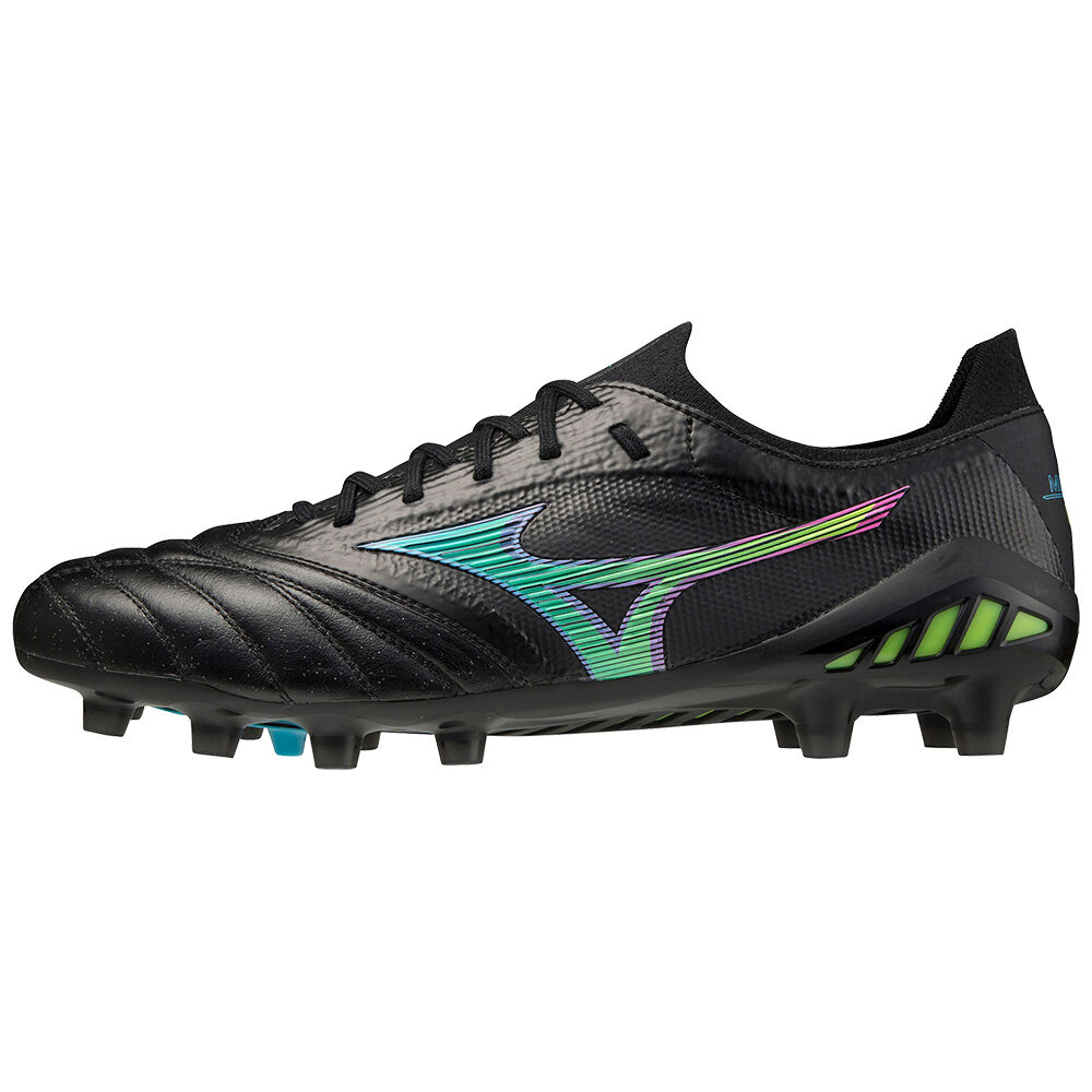 Scarpe Calcio Mizuno Morelia Neo III Beta Japan Uomo - Nere/Blu Verde Acqua - 29715-DRVP